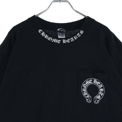Chrome Hearts Vintage Floral Cross Short Sleeve Tee Back Print Crew Neck — view 3