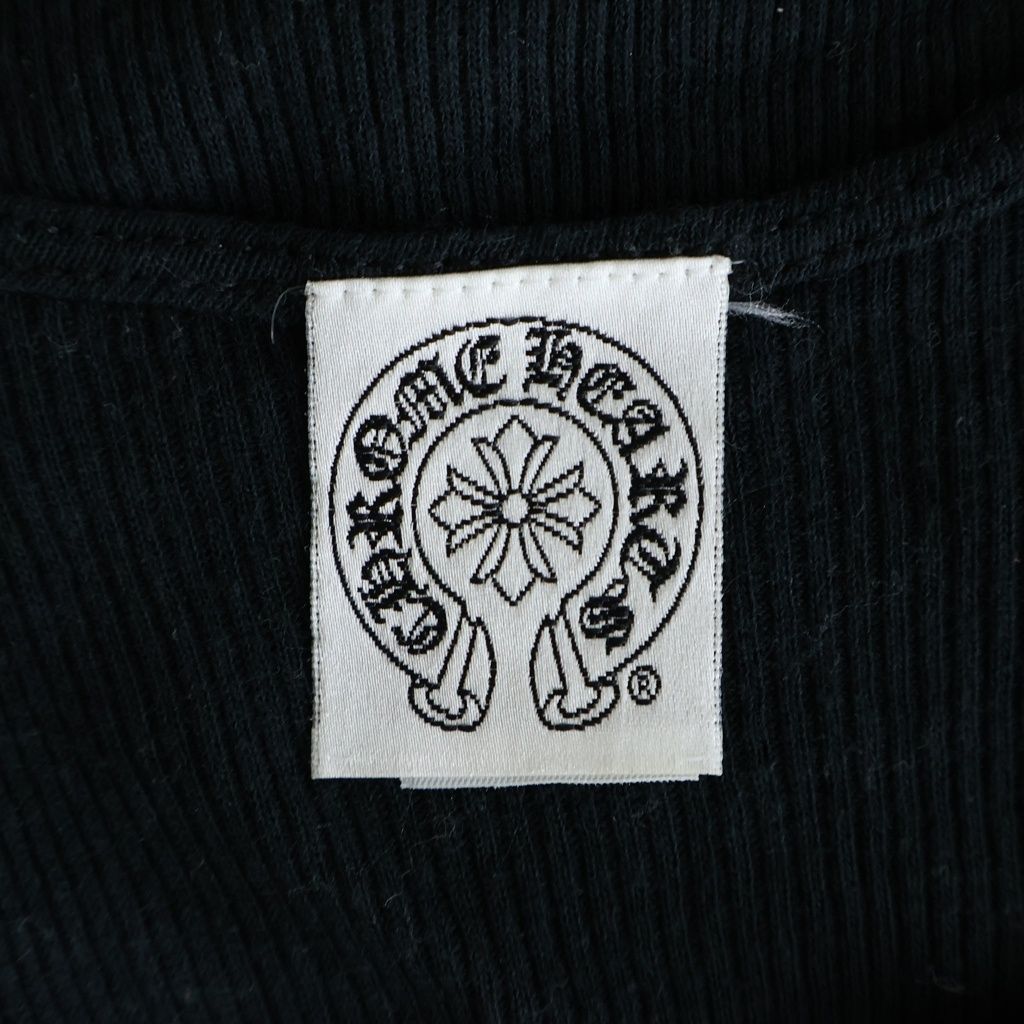 Chrome Hearts Vintage T-bar Logo Tank Top Printed Black — view 7