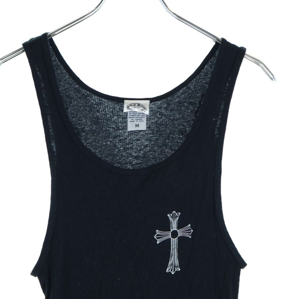 Chrome Hearts Vintage T-bar Logo Tank Top Printed Black — view 3