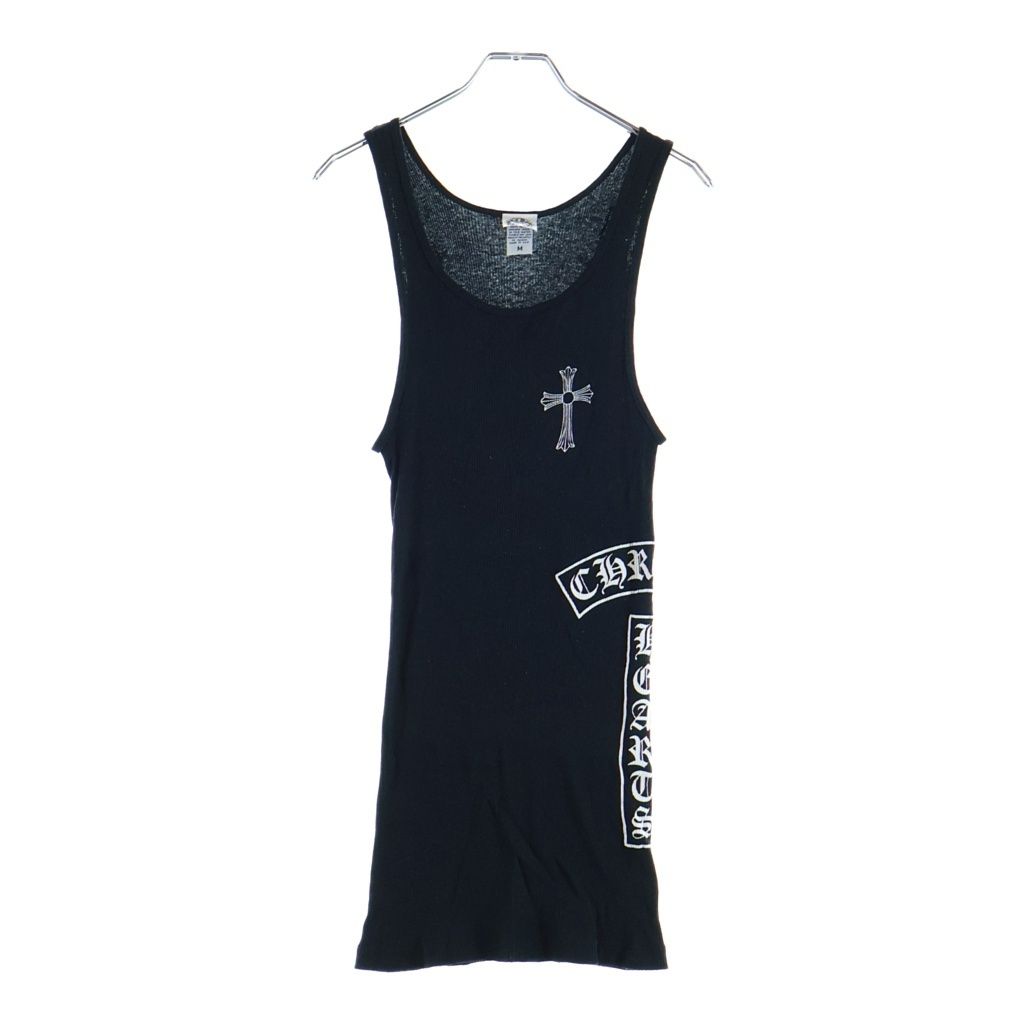 Chrome Hearts Vintage T-bar Logo Tank Top Printed Black