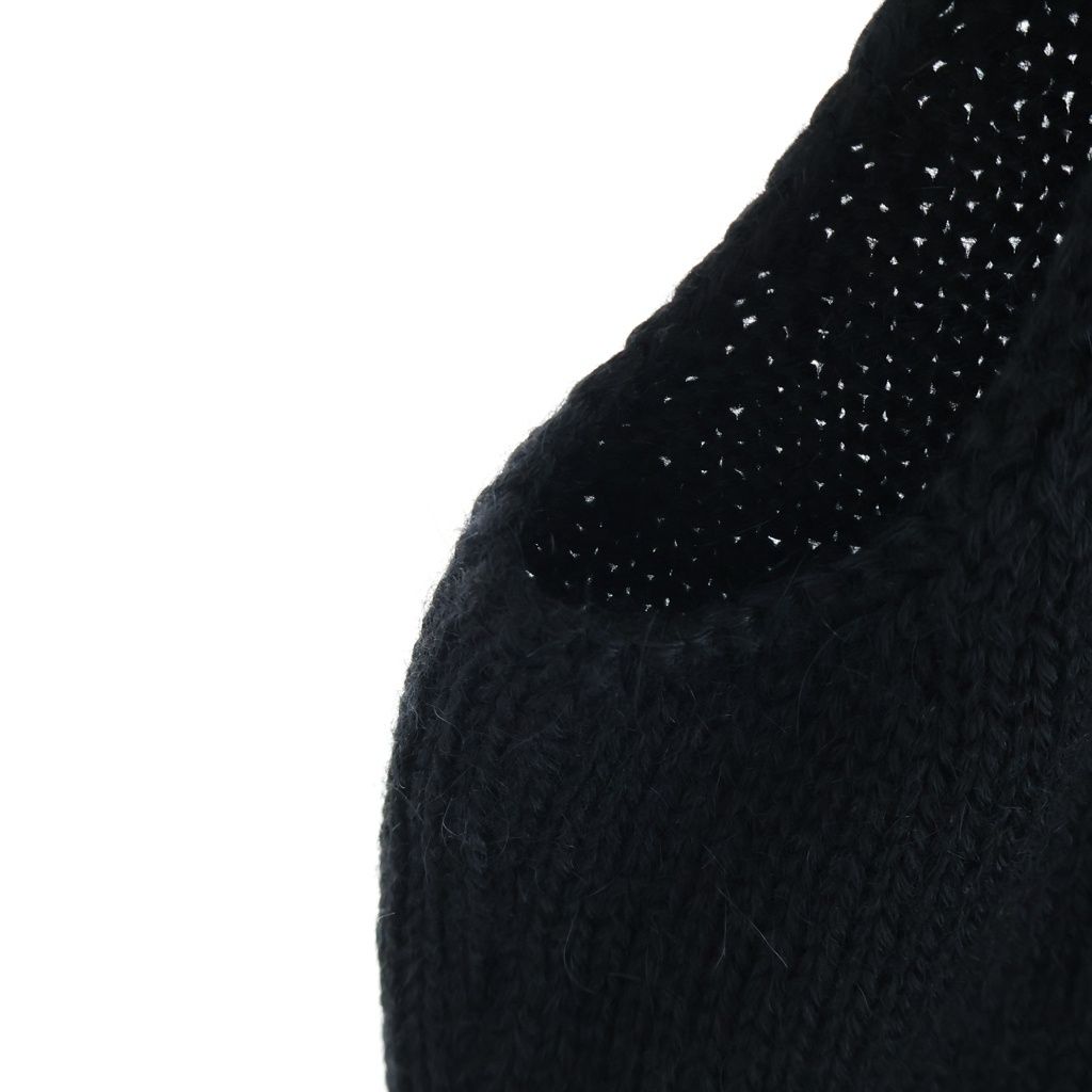 Chrome Hearts Dagger Zip Up Knit Vest Black — view 6