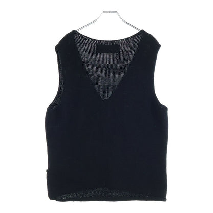 Chrome Hearts Dagger Zip Up Knit Vest Black — view 2