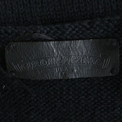Chrome Hearts Dagger Zip Up Knit Vest Black — view 7