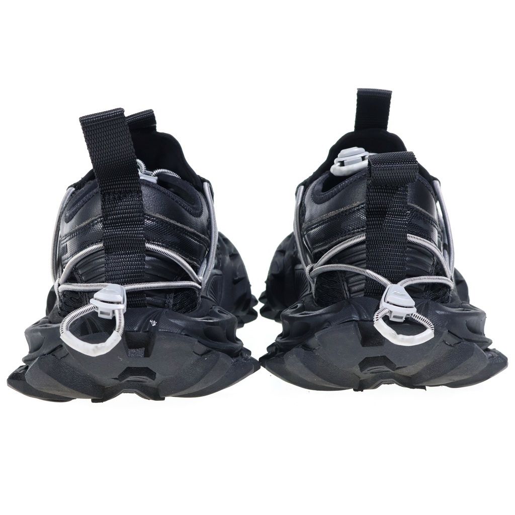 Balenciaga Hike Rubber Hyke Low-Top Sneakers Black — view 3