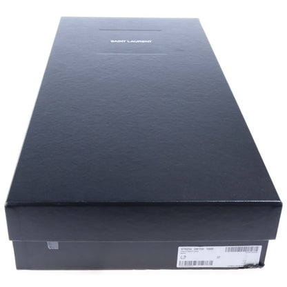 Saint Laurent Paris Le Maillon 95 Boots le High Heels Leather Black — view 7