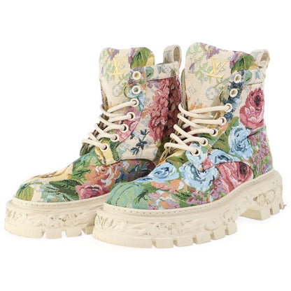 Louis Vuitton Baroque Ranger Boots LV Line Boots High Cut Multicolor — view 2