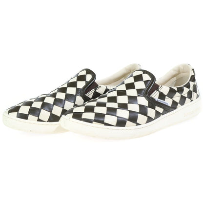 Bottega Veneta Sawyer Sneakers Intrecciato Slip-on Low-Top Sneakers Black White — view 2