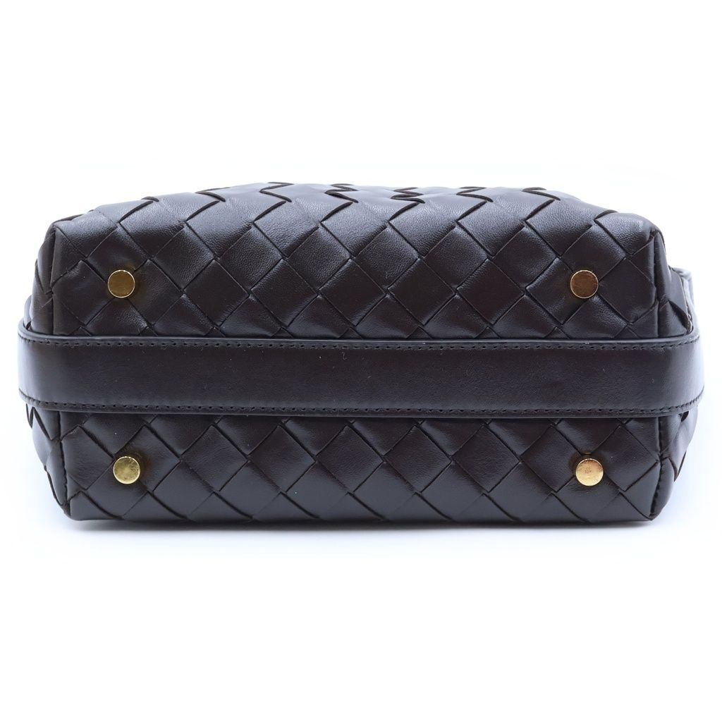 Bottega Veneta Intrecciato Wallace Handbag Brown Calfskin — view 4