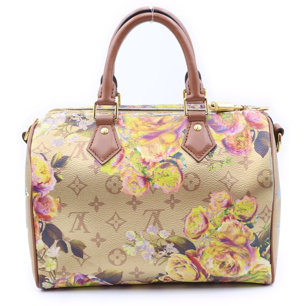 Louis Vuitton LV Garden Speedy 25 Bandouliere Handbag 2-Way Shoulder Leather — view 2