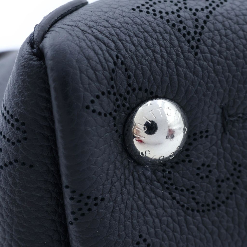 Louis Vuitton Hina PM Handbag 2-Way Shoulder Mahina Black — view 6