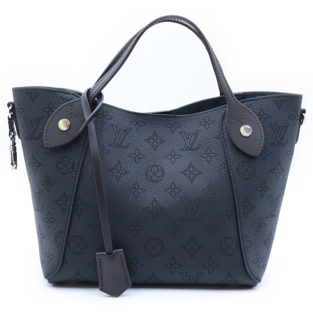 Louis Vuitton Hina PM Handbag 2-Way Shoulder Mahina Black