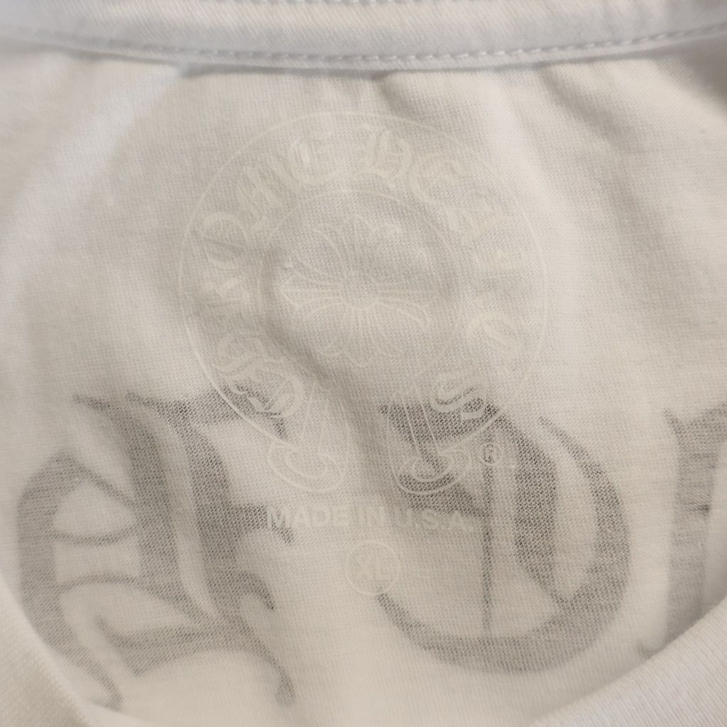 Chrome Hearts Back Arch Logo Scroll Label US Print Tee Short Sleeve T-Shirt — view 7