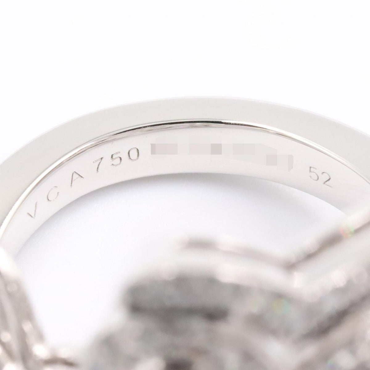Van Cleef & Arpels Ring Dentelle Diamond 18k White Gold — view 4