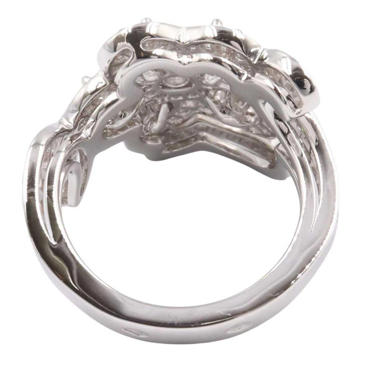 Van Cleef & Arpels Ring Dentelle Diamond 18k White Gold — view 3