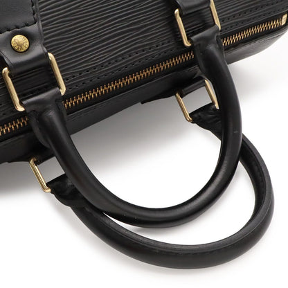 Louis Vuitton Epi Speedy 25 Mini Boston Bag Leather Noir Black Gold — view 4