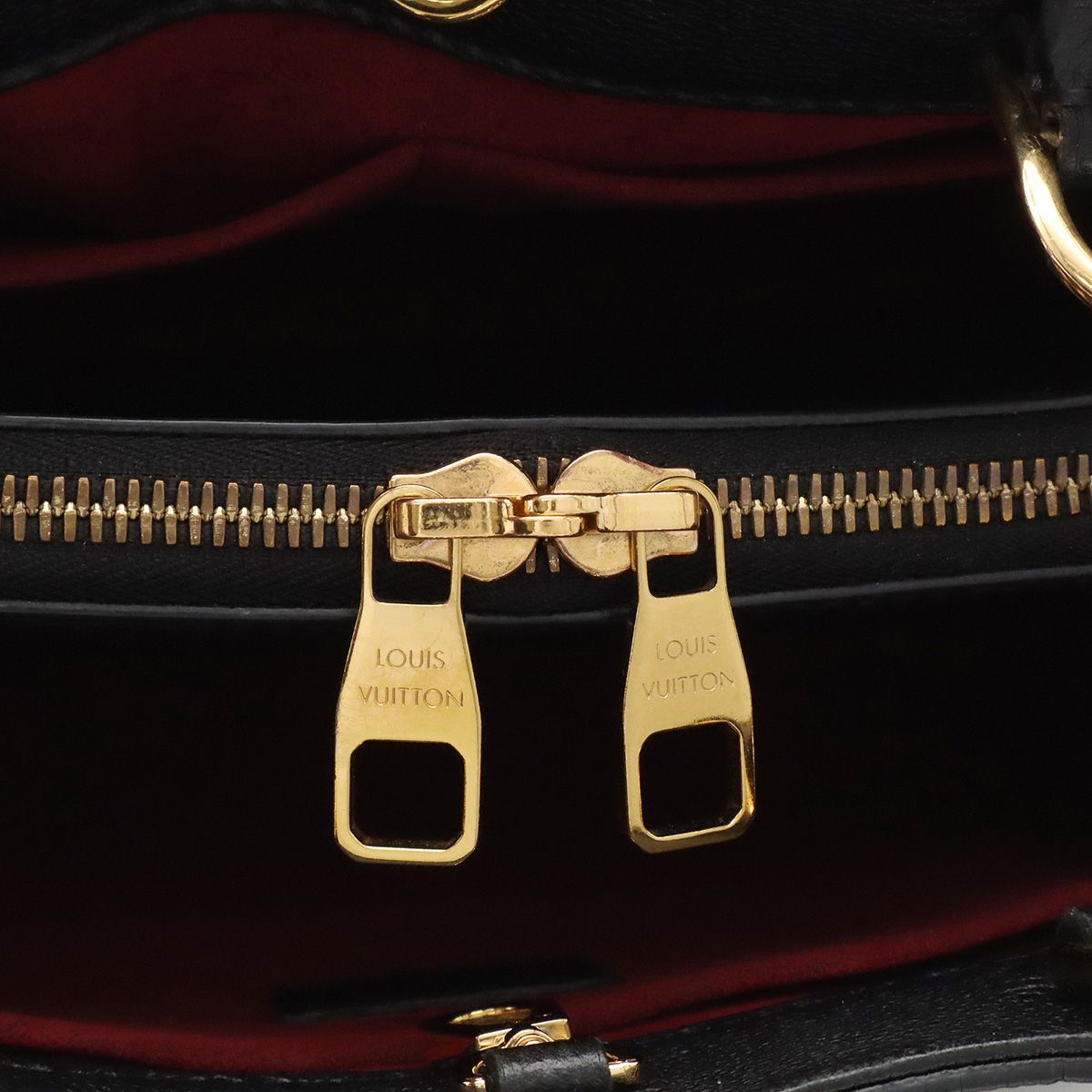 Louis Vuitton Monogram Empreinte Montaigne BB 2-Way Shoulder Bag Noir Black — view 7
