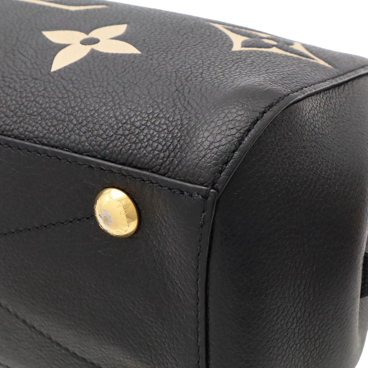 Louis Vuitton Monogram Empreinte Montaigne BB 2-Way Shoulder Bag Noir Black — view 3