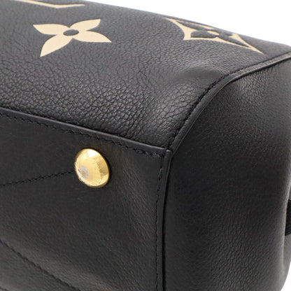 Louis Vuitton Monogram Empreinte Montaigne BB 2-Way Shoulder Bag Noir Black — view 3
