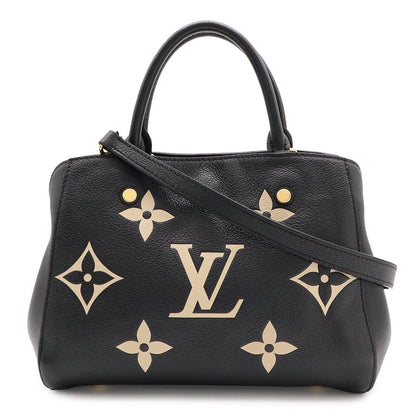 Louis Vuitton Monogram Empreinte Montaigne BB 2-Way Shoulder Bag Noir Black
