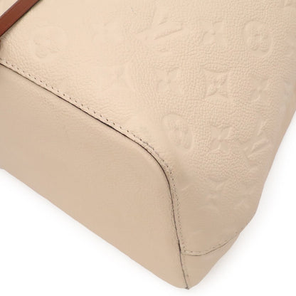 Louis Vuitton Monogram Empreinte Neo Noe Shoulder Bag 2-Way Drawstring Cream — view 3