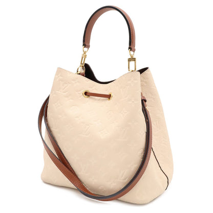 Louis Vuitton Monogram Empreinte Neo Noe Shoulder Bag 2-Way Drawstring Cream — view 2