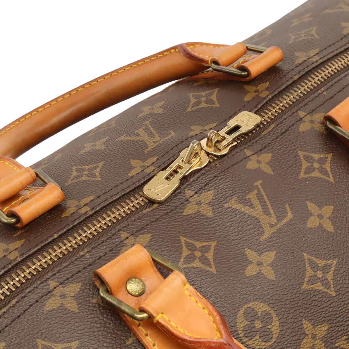 Louis Vuitton Monogram Keepall 60 Boston Bag Purse — view 5