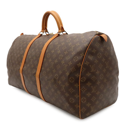Louis Vuitton Monogram Keepall 60 Boston Bag Purse — view 2