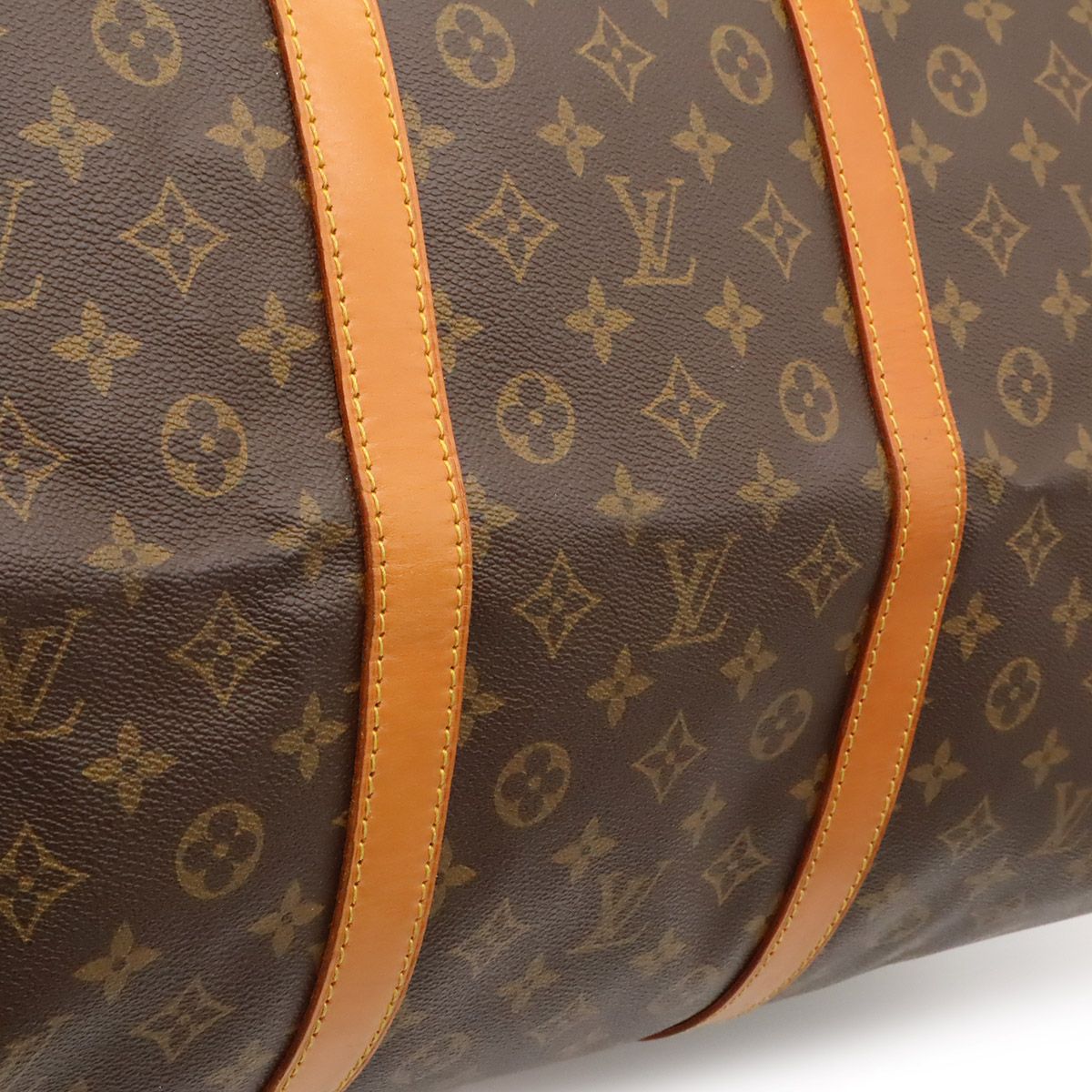 Louis Vuitton Monogram Keepall 60 Boston Bag Purse — view 8