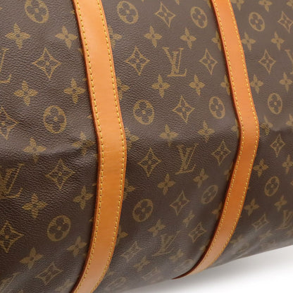 Louis Vuitton Monogram Keepall 60 Boston Bag Purse — view 8