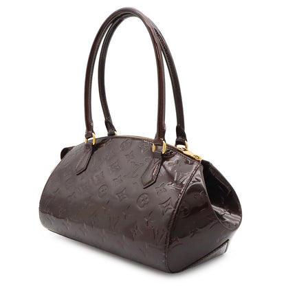Louis Vuitton Monogram Vernis Sherwood PM Shoulder Bag Amarante — view 2