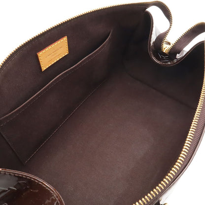 Louis Vuitton Monogram Vernis Sherwood PM Shoulder Bag Amarante — view 7