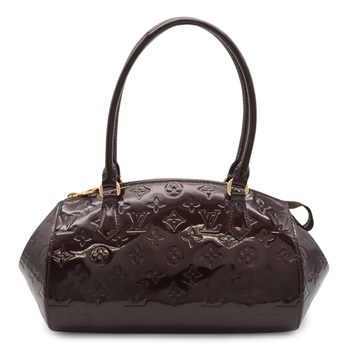 Louis Vuitton Monogram Vernis Sherwood PM Shoulder Bag Amarante