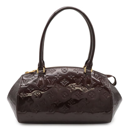 Louis Vuitton Monogram Vernis Sherwood PM Shoulder Bag Amarante