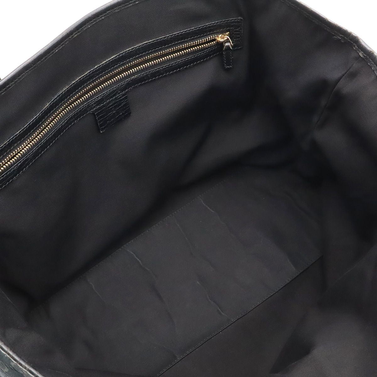 Gucci GG Canvas Sherry Line Tote Shoulder Bag Black Red Green Charm — view 6