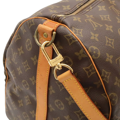 Louis Vuitton Monogram Keepall Bandouliere 55 Boston Bag Purse 2-Way — view 8
