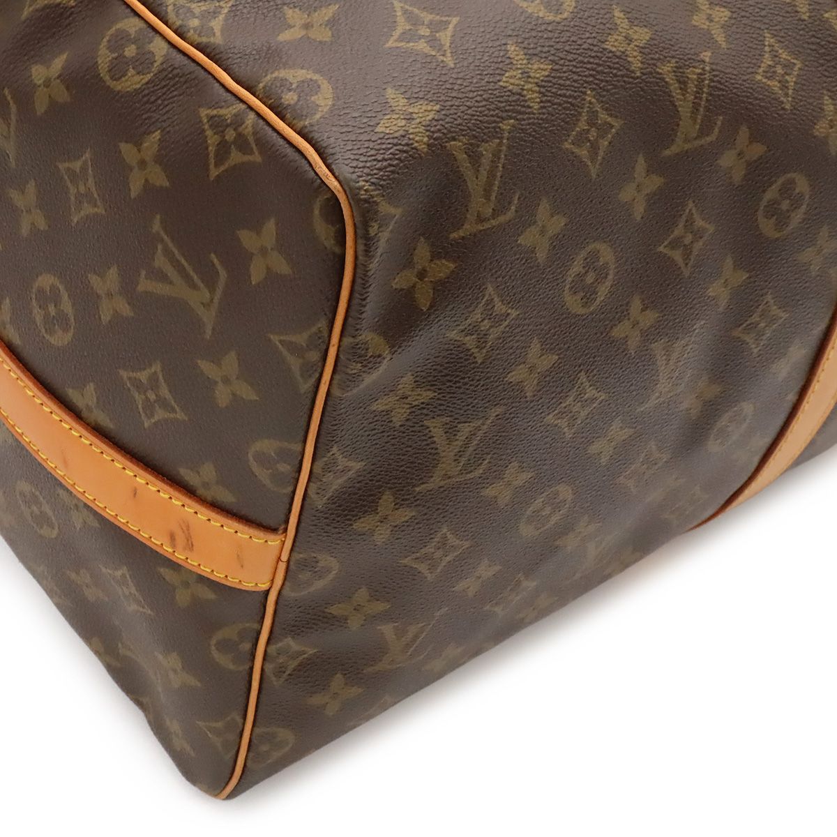 Louis Vuitton Monogram Keepall Bandouliere 55 Boston Bag Purse 2-Way — view 3