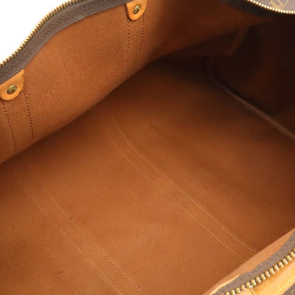 Louis Vuitton Monogram Keepall 55 Boston Bag Purse — view 6