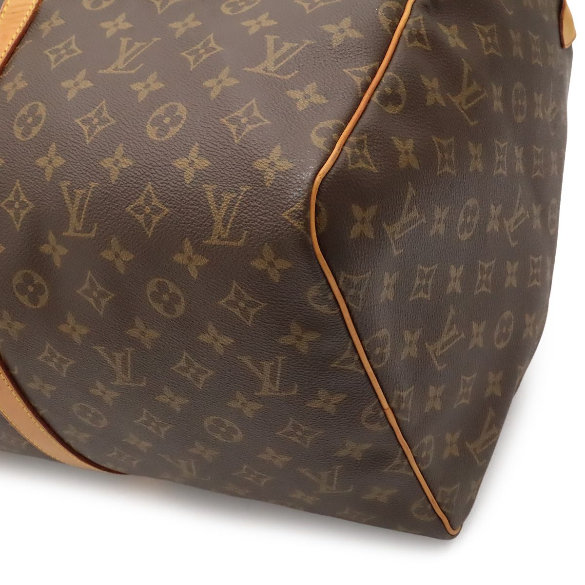 Louis Vuitton Monogram Keepall 55 Boston Bag Purse — view 3