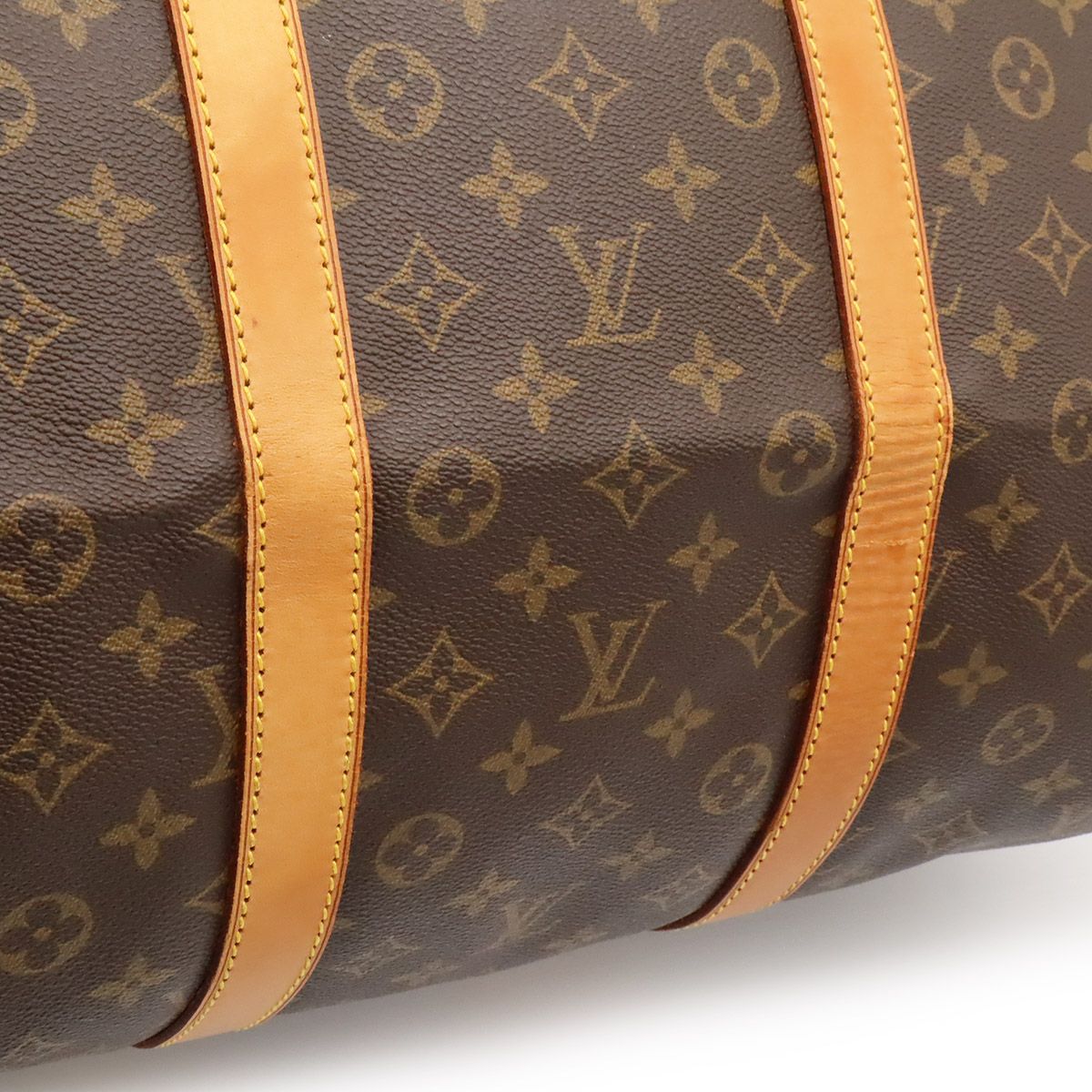 Louis Vuitton Monogram Keepall 55 Boston Bag Purse — view 7