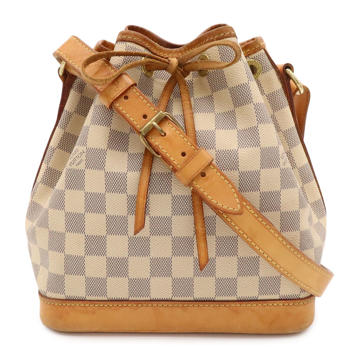 Louis Vuitton Damier Azur Noe BB Mini Shoulder Bag Crossbody Drawstring