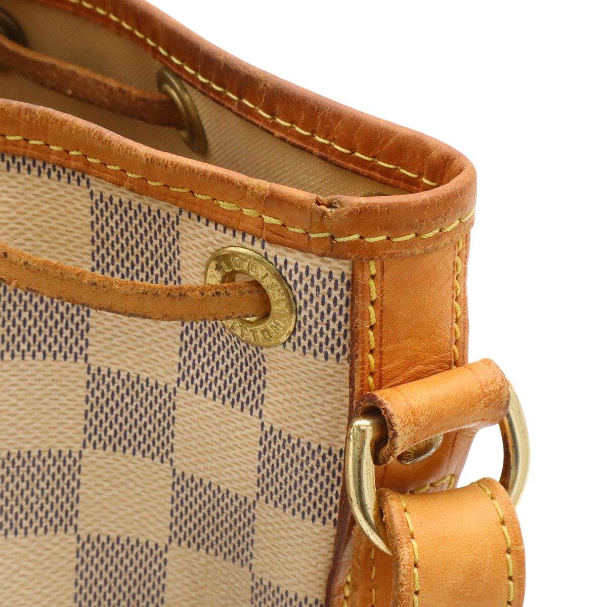 Louis Vuitton Damier Azur Noe BB Mini Shoulder Bag Crossbody Drawstring — view 7