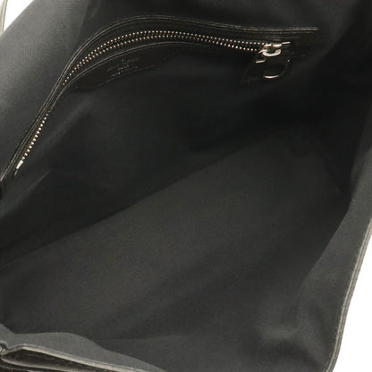 Louis Vuitton Taiga Roman MM Shoulder Bag Leather Boreal Dark Navy — view 6