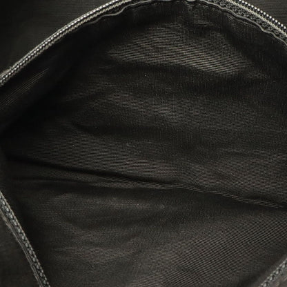 Chanel CC Logo Tote Fur Handbag Rabbit Fur Suede Brown Black — view 6