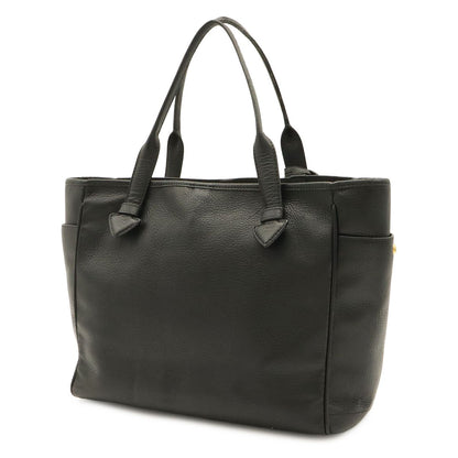 Loewe Heritage Small Tote Bag Leather Black Gold — view 2