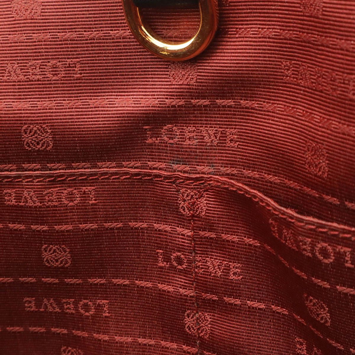 Loewe Heritage Small Tote Bag Leather Black Gold — view 7