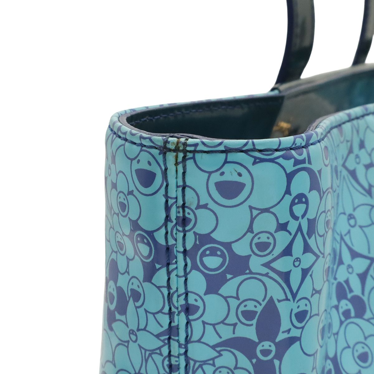 Louis Vuitton Cosmic Blossom PM Tote Shoulder Bag Beach Line Takashi Murakami — view 4