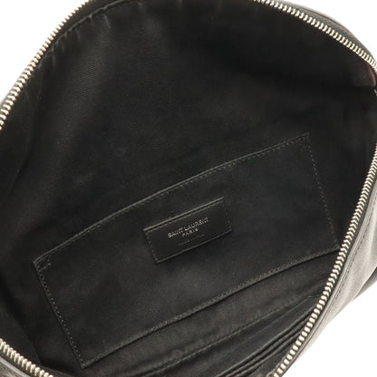 Saint Laurent Paris YSL Classic Belt Bag Leather Black — view 6