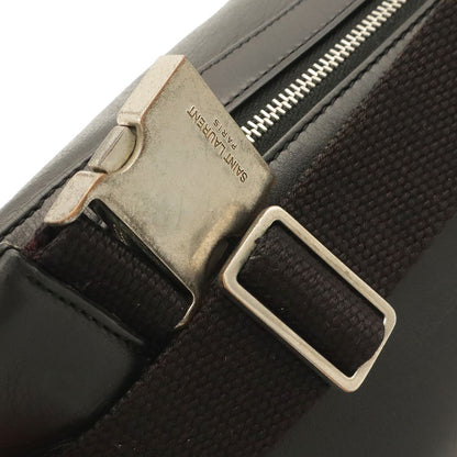 Saint Laurent Paris YSL Classic Belt Bag Leather Black — view 4