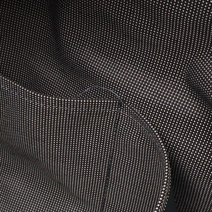 Hermes Herline Tote TGM Large Boston Bag Purse Canvas Gray Black — view 8