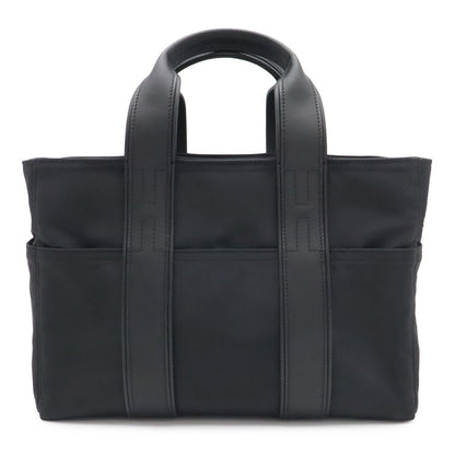 Hermes Acapulco PM Tote Bag Nylon Leather Black